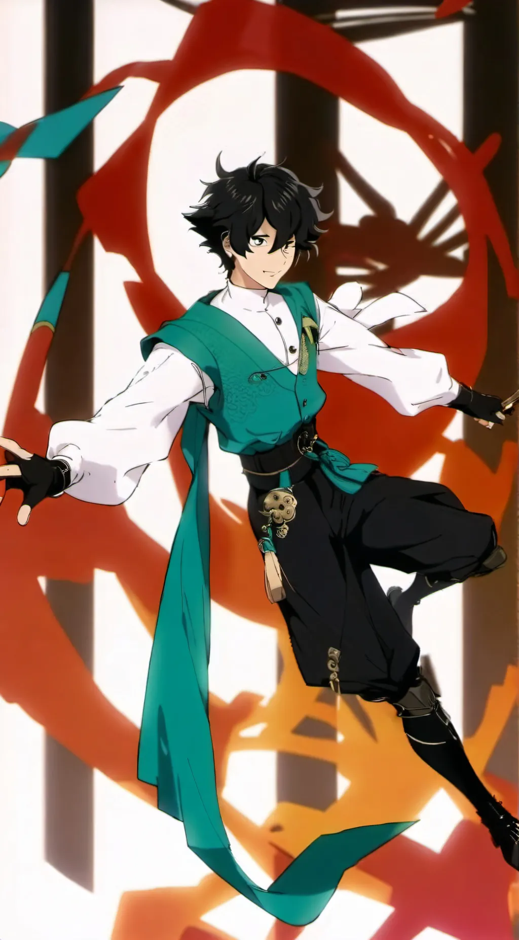 ai character: Deku background