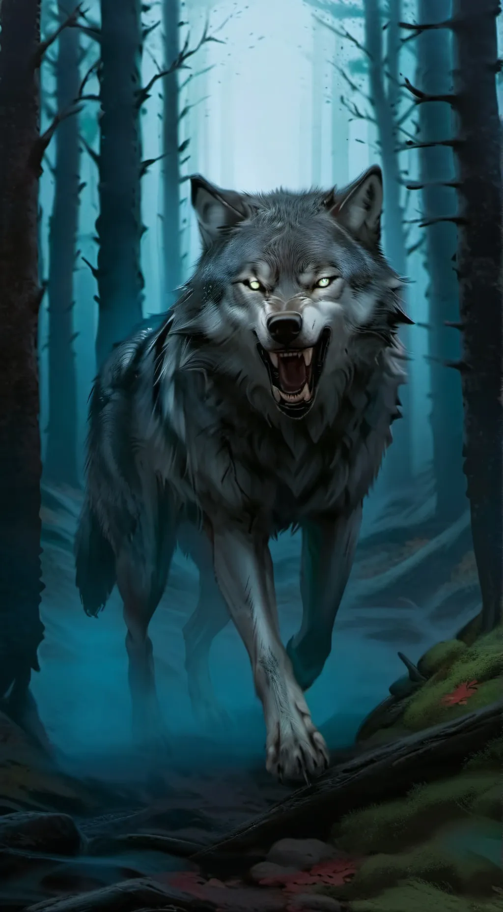 ai character: The Big Bad Wolf background