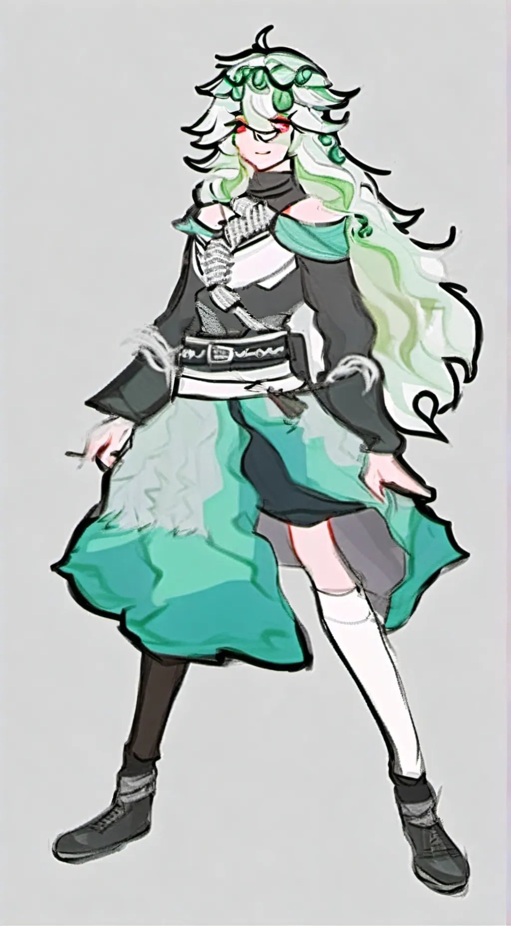 ai character: Мика background