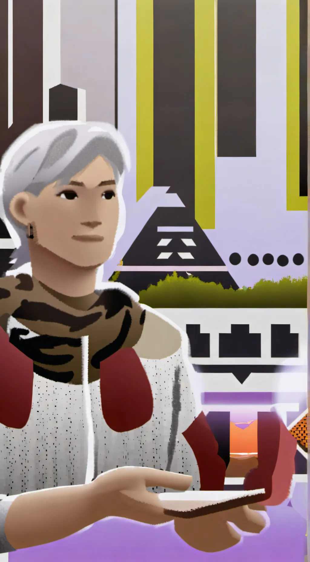 ai character: Camp Juptier background