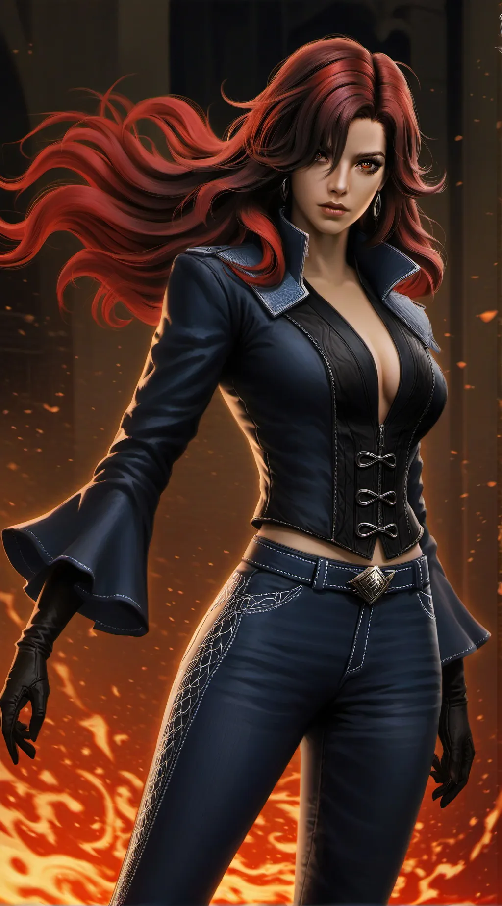 ai character: Ana  background