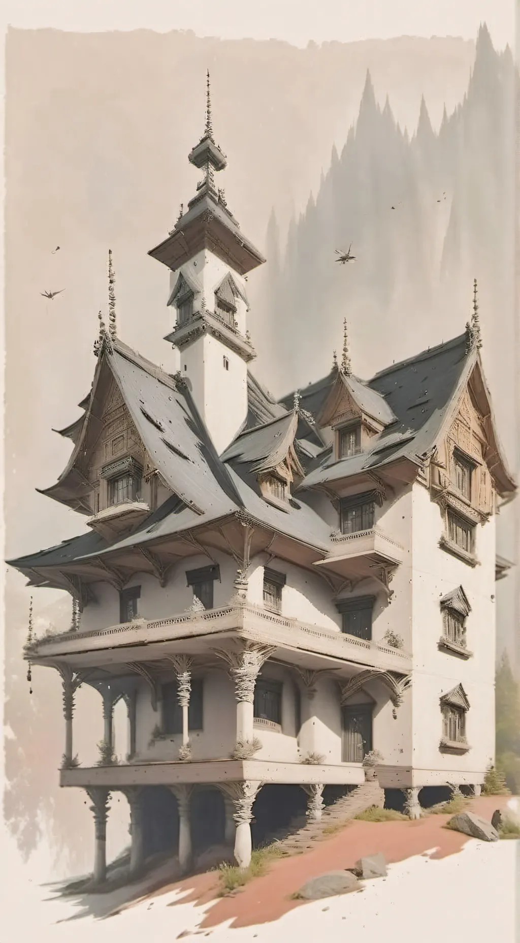 ai character: CH sleepover again background