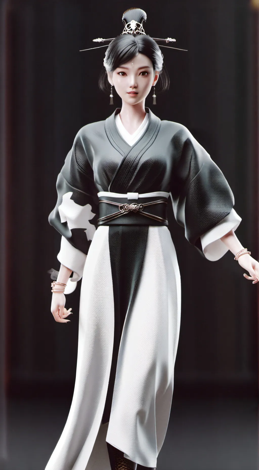 ai character: minjii lee kim san background