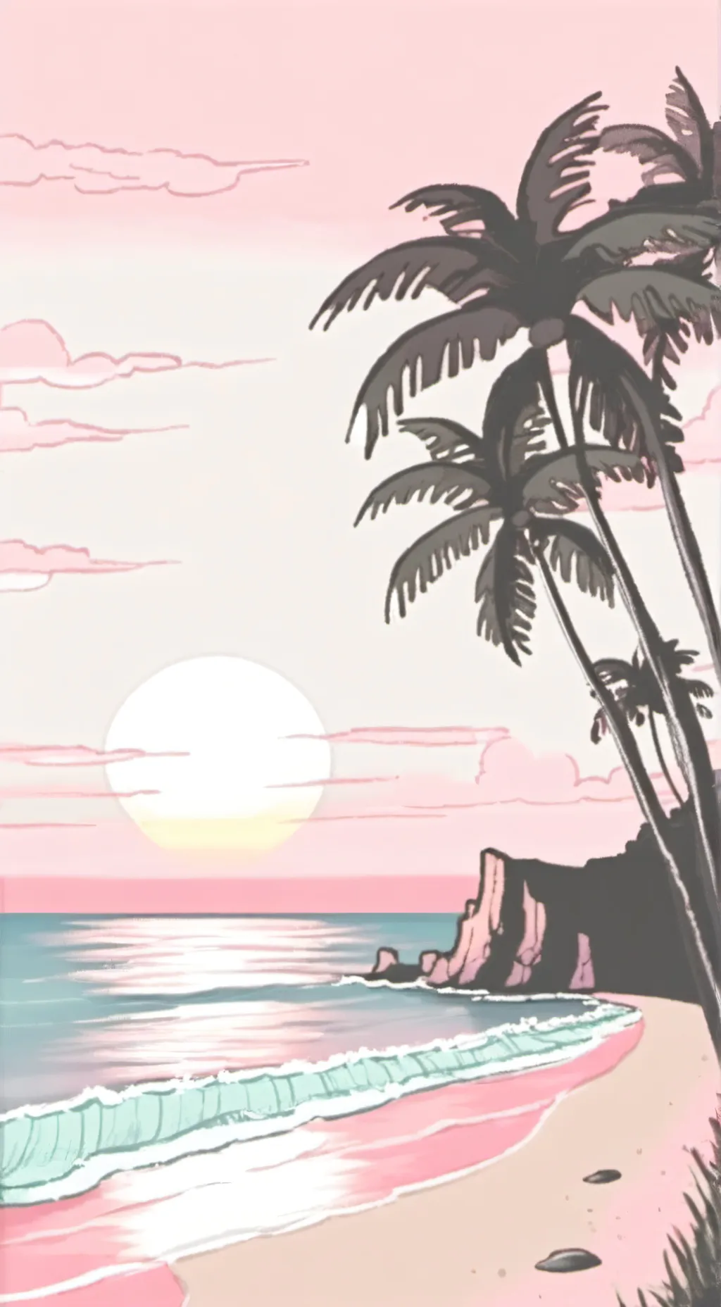 ai character: Slytherin beach background