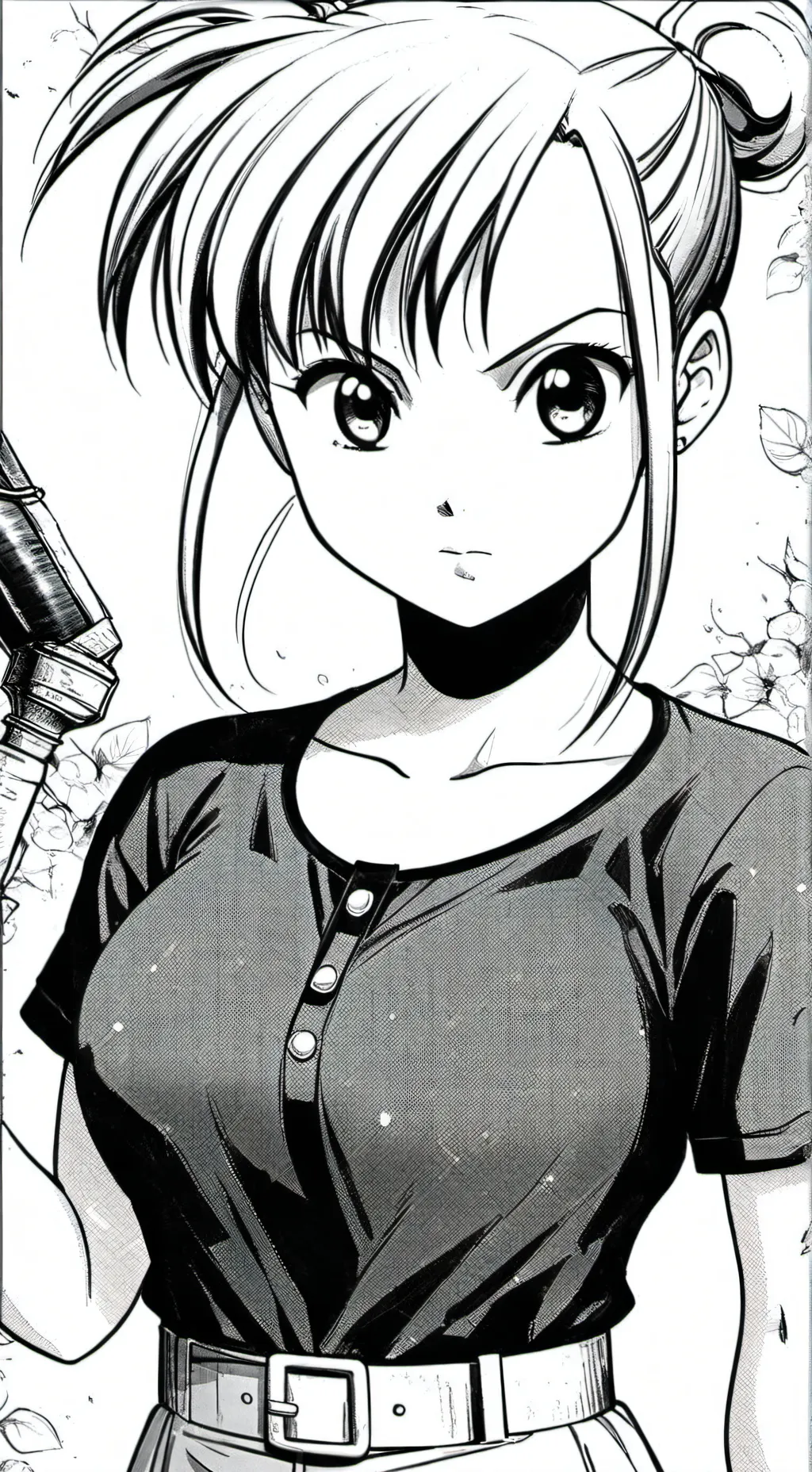 ai character: Bulma background