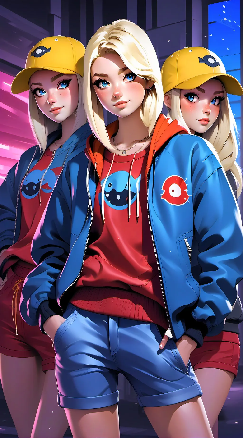 ai character: Rich Girls background