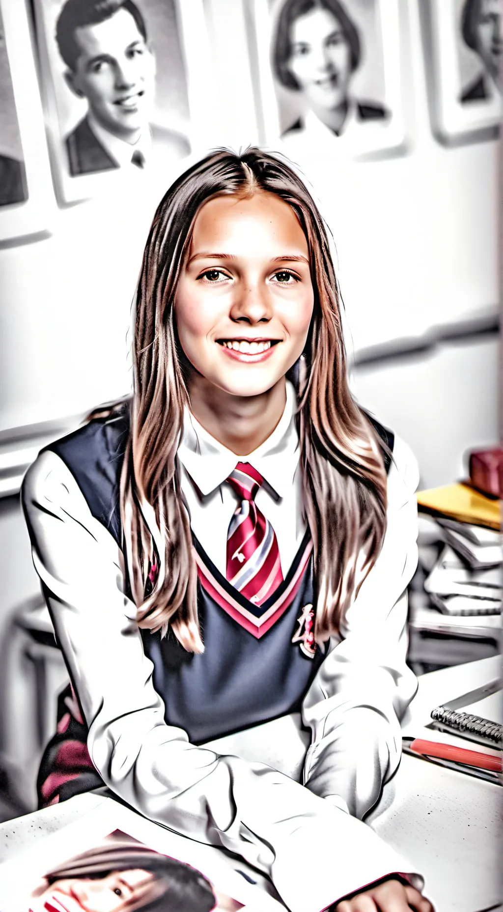 ai character: Ella Bailey background