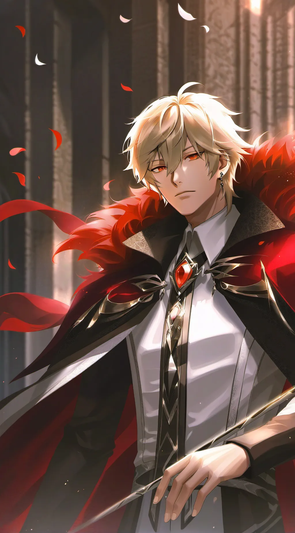 ai character: Katsuki Bakugo background