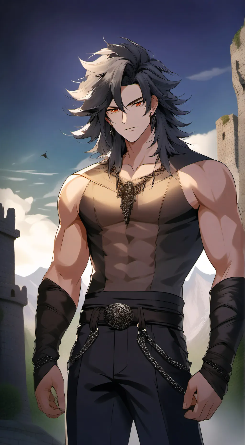 ai character: Kai background