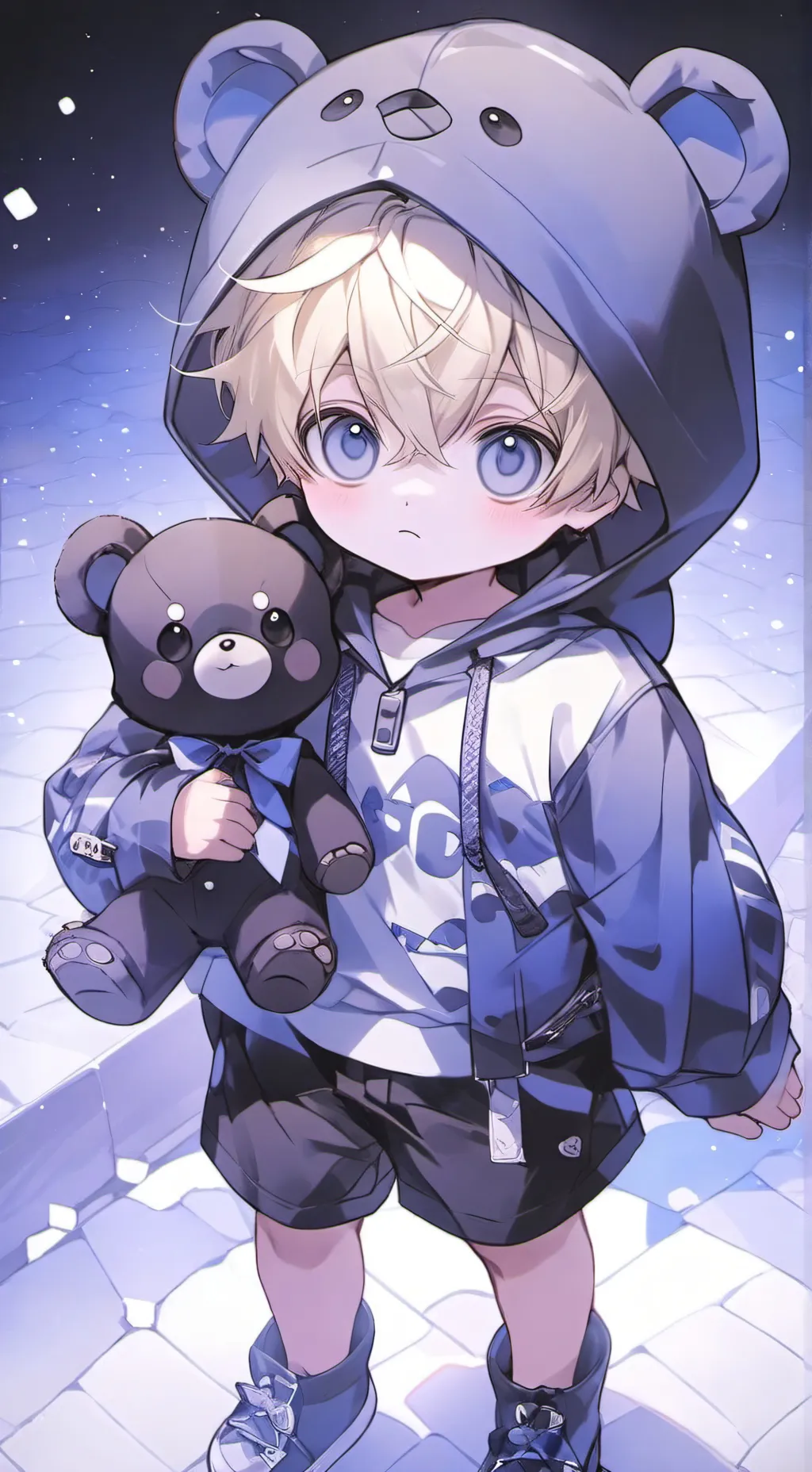 ai character: 🌙Tavi⭐ background