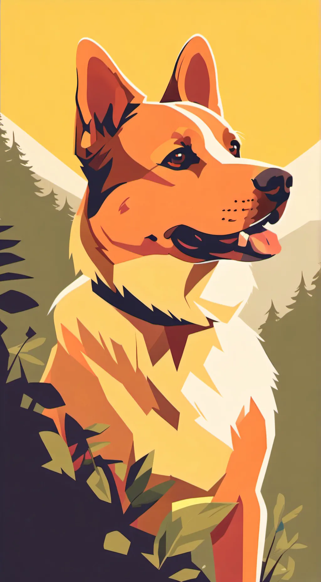 ai character: COLD POOL ❄️ background