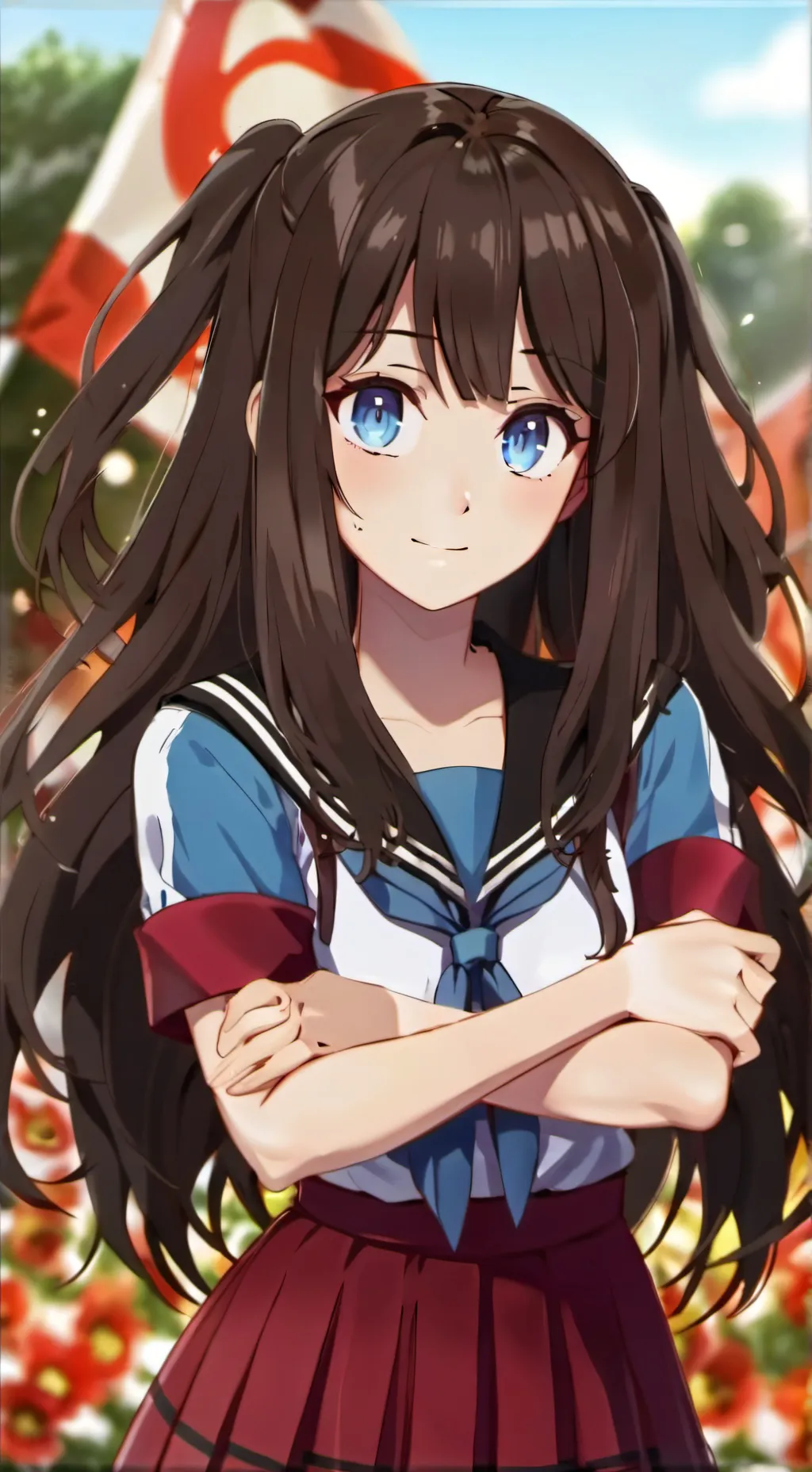 ai character: Squid game  background