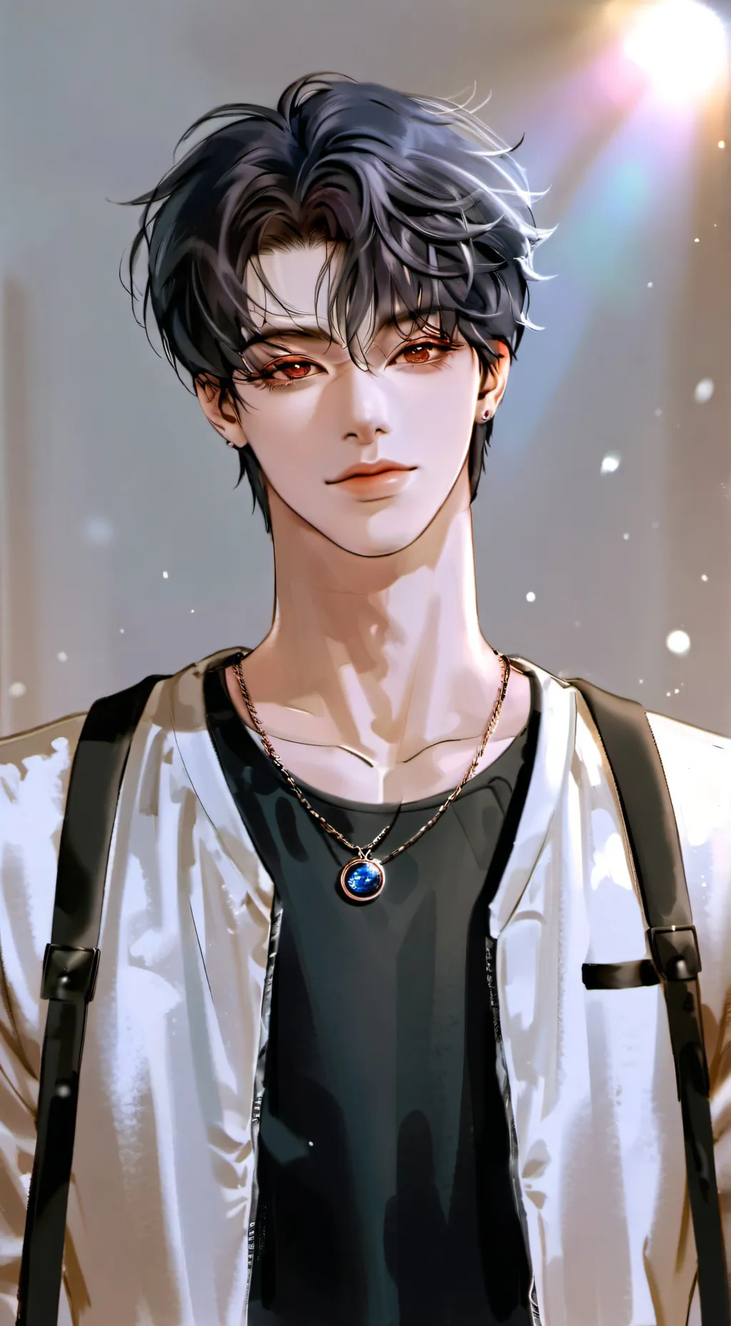 ai character: Levi  background