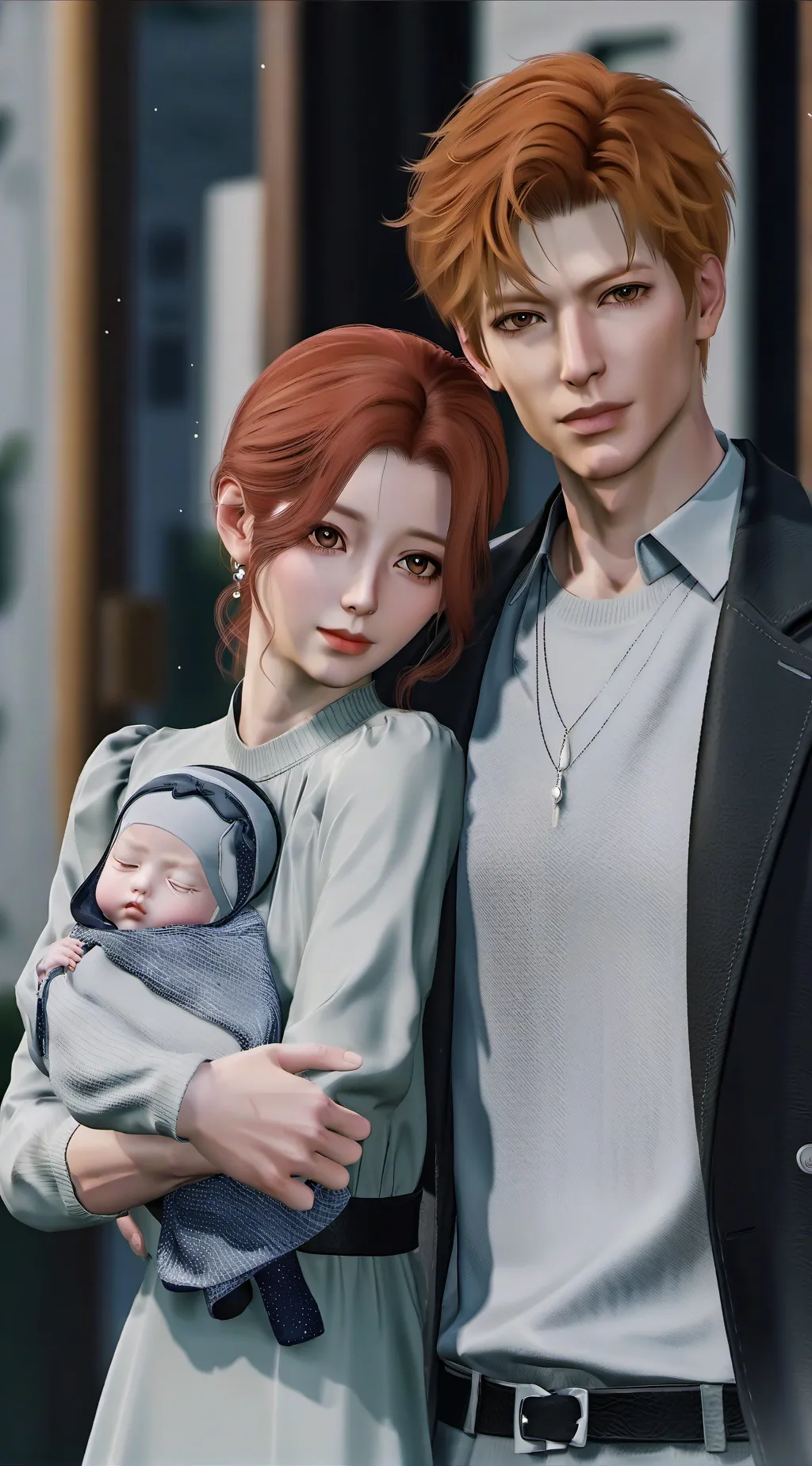 ai character: Husband & daughter background