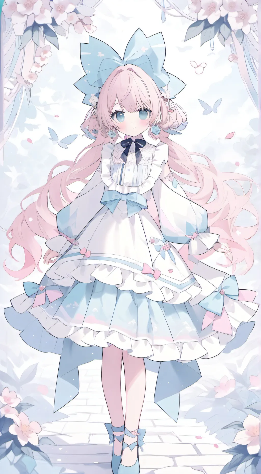 ai character: Crystal background