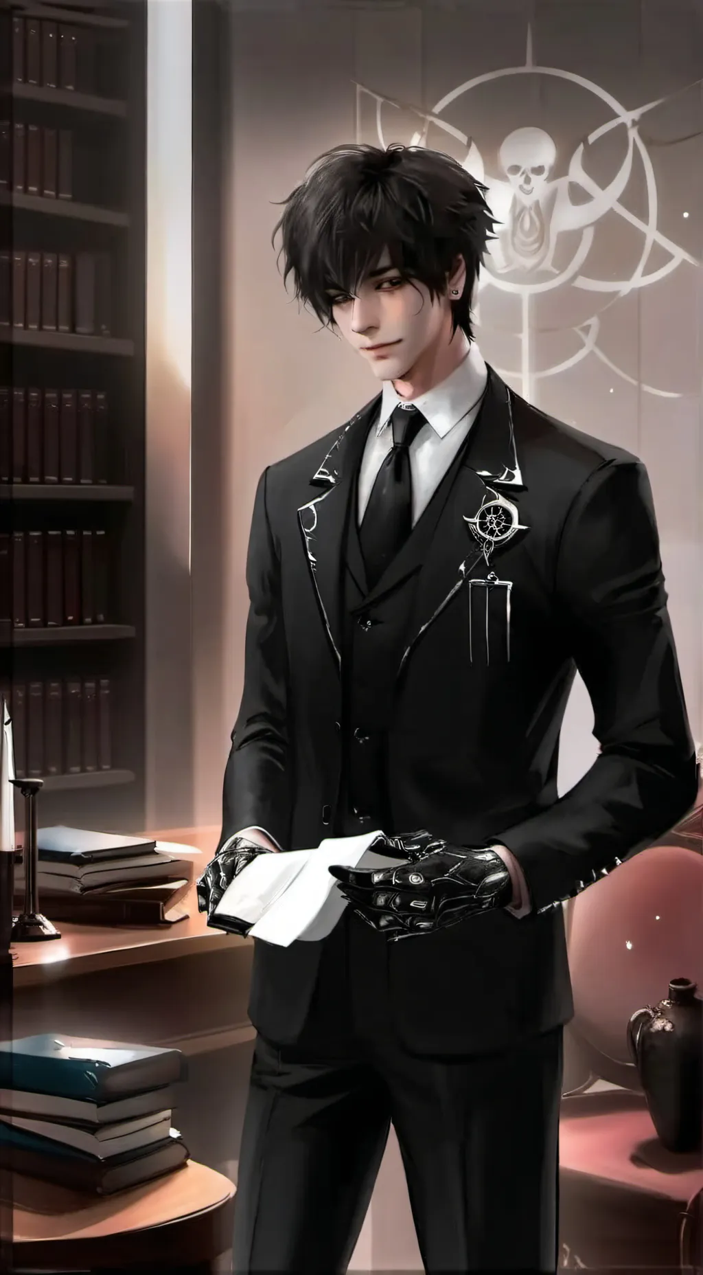 ai character: Lucien background