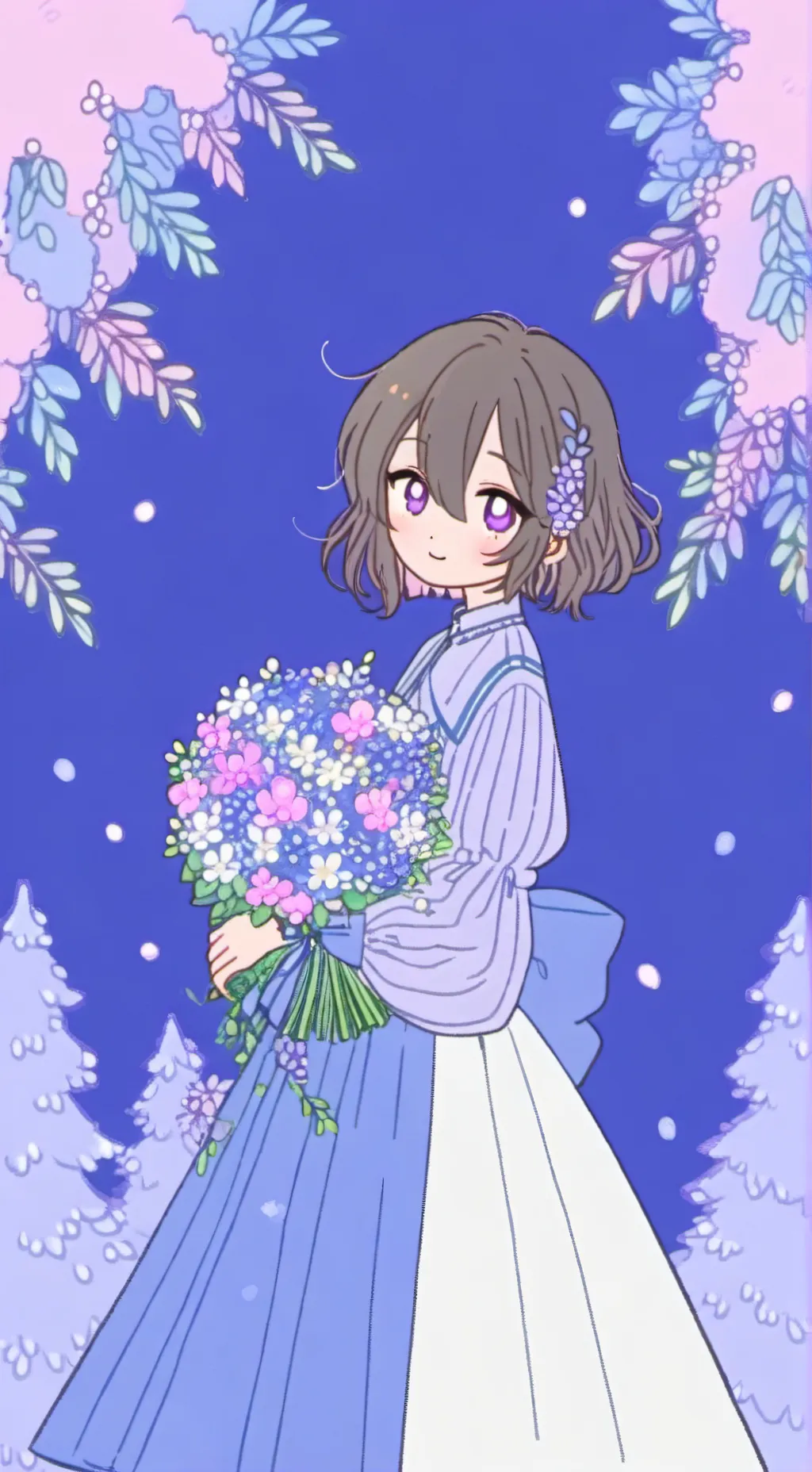 ai character: 🎀Yukii🎀 background