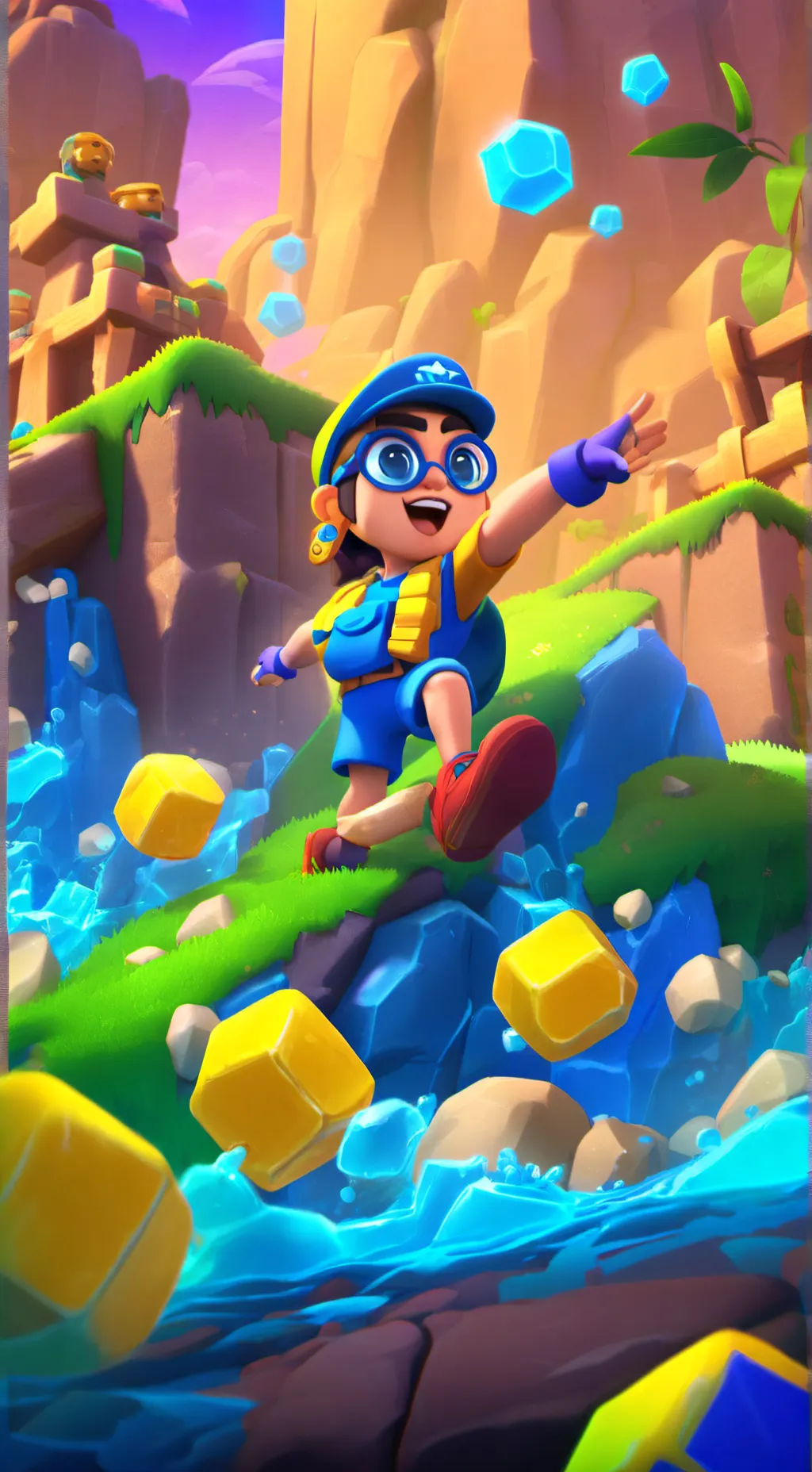 ai character: Kevin nyawolf  background