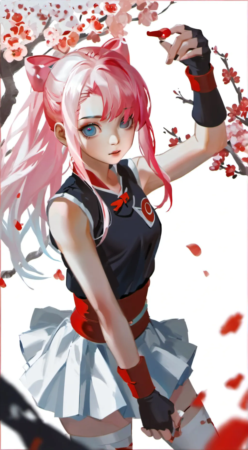 ai character: Sakura  background