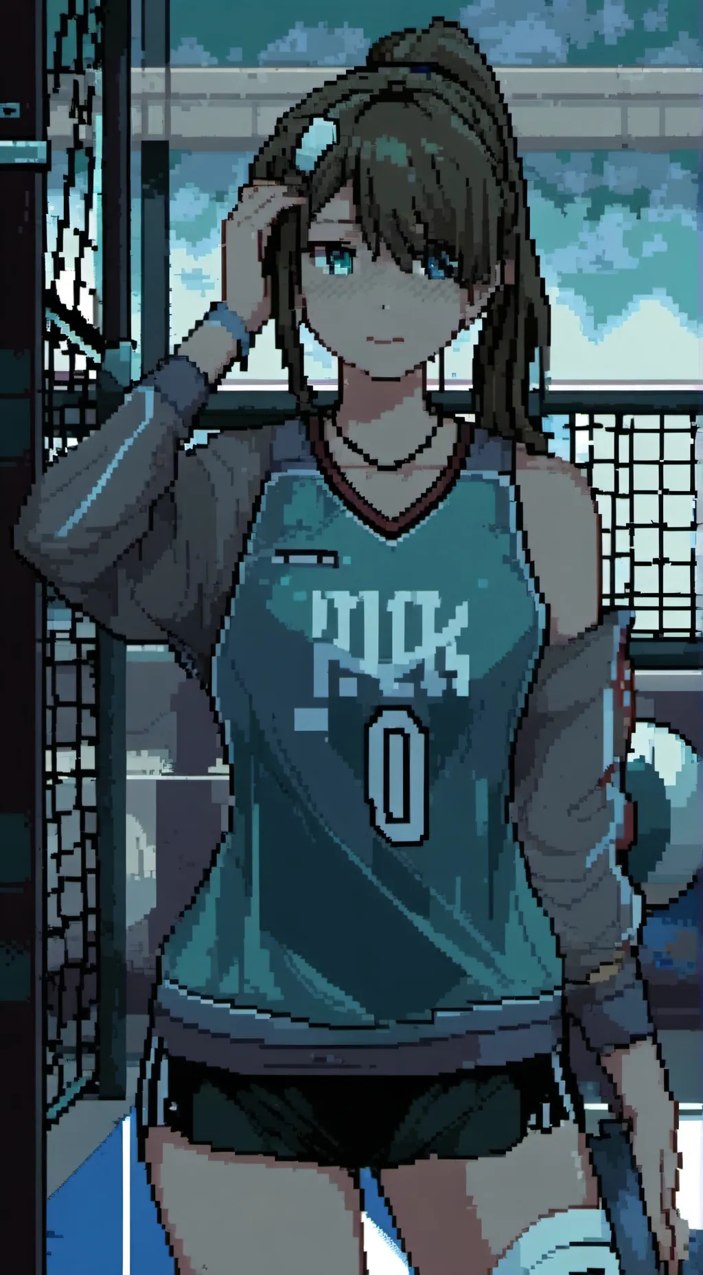 ai character: Slim background