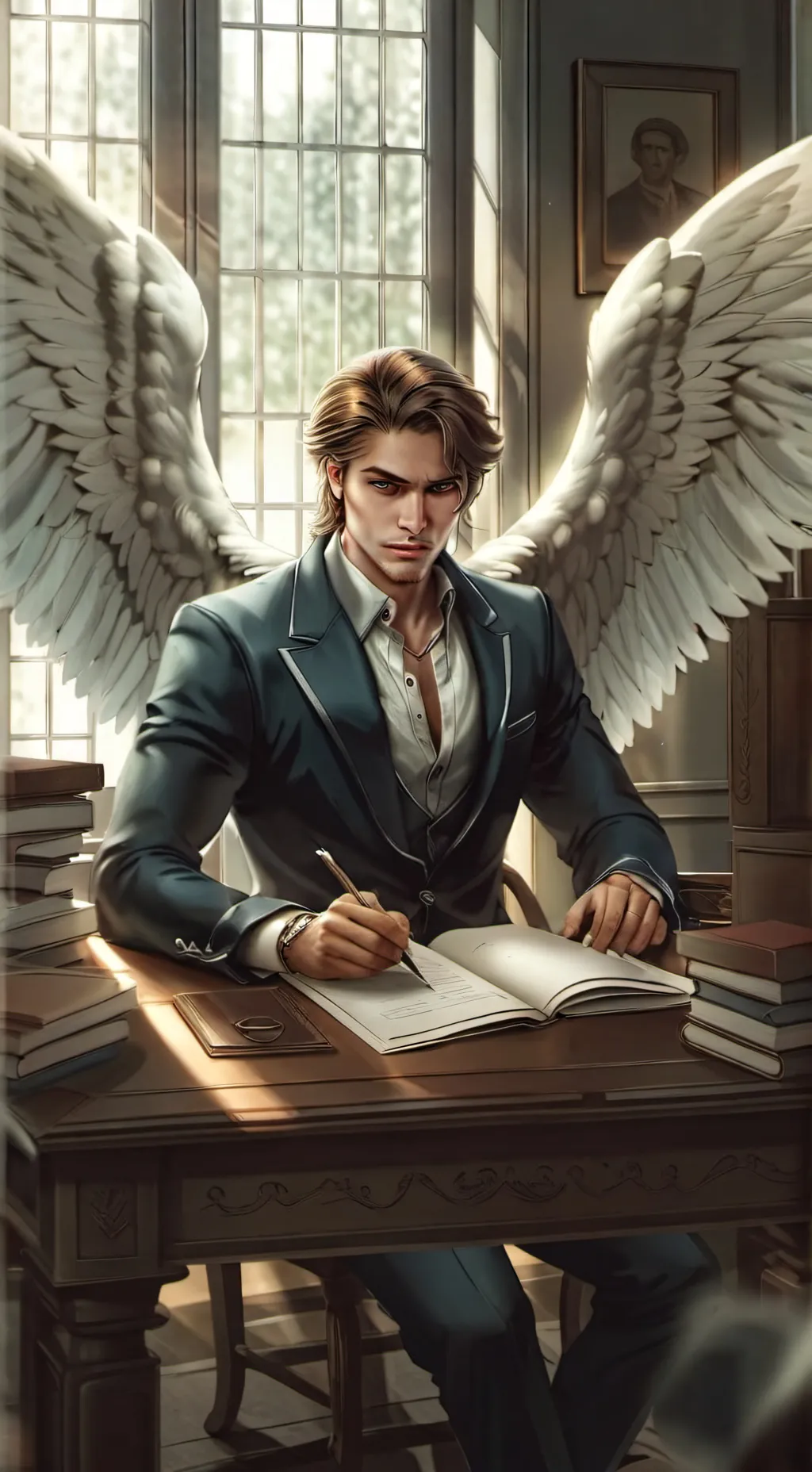 ai character: Metatron background