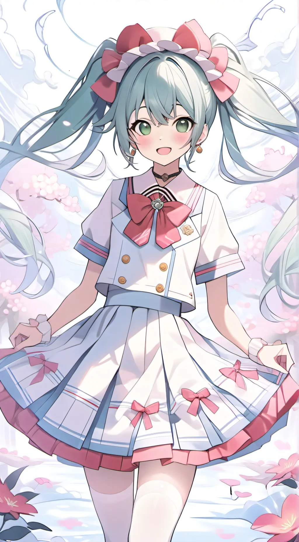ai character: Hatsune Miku background