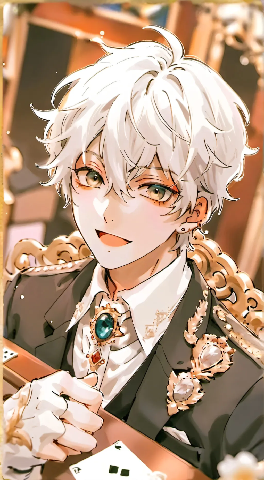 ai character: Competitive Game Rival background