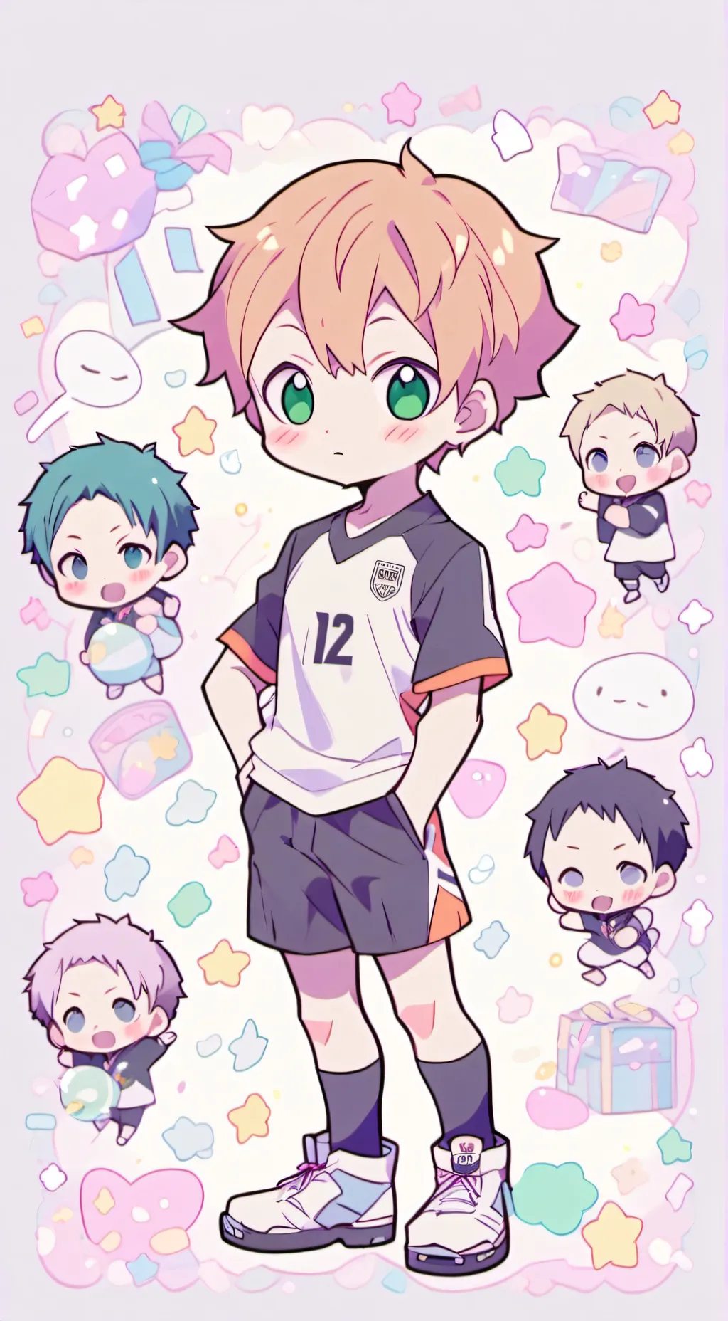 ai character: haikyu react to u2 background