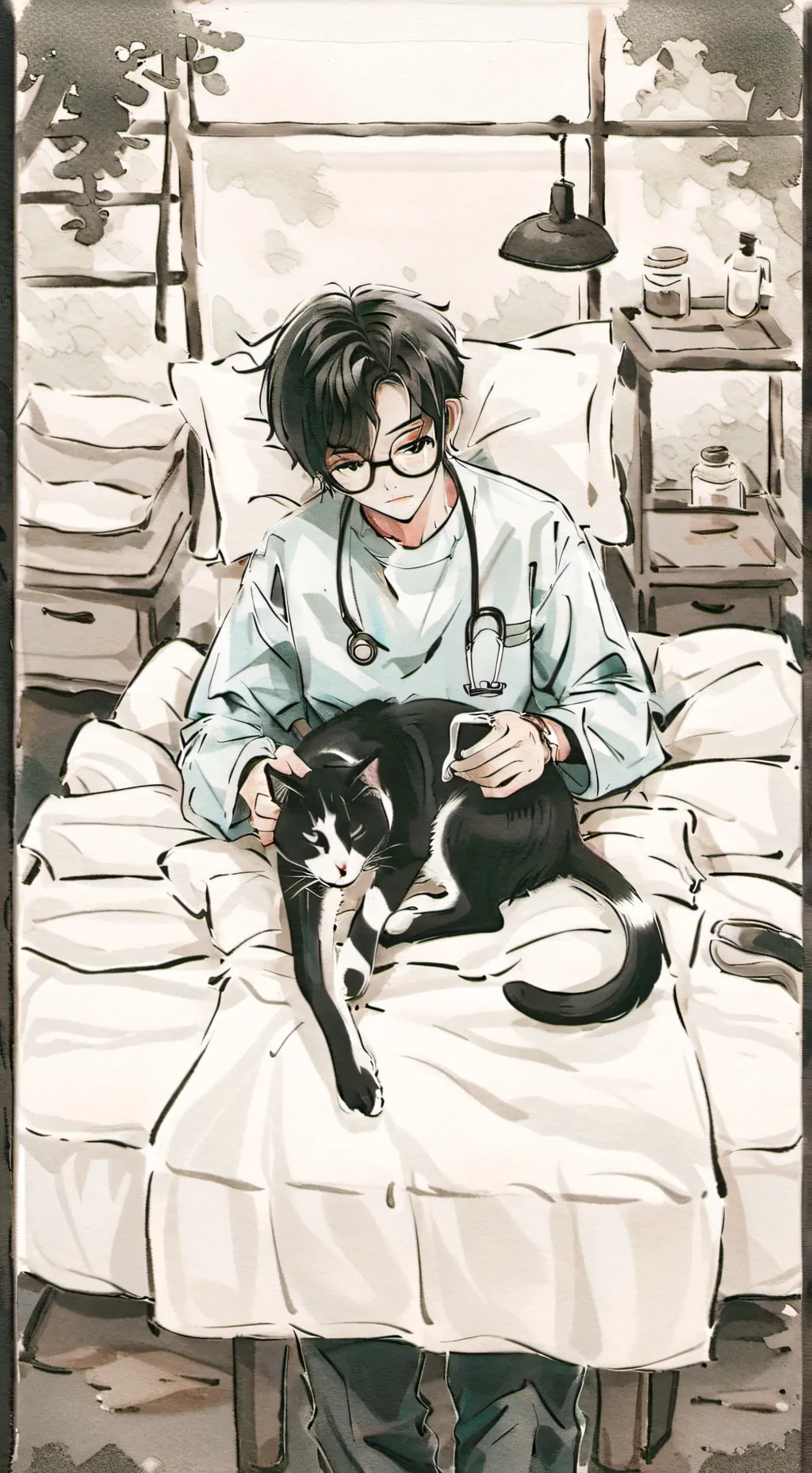 ai character: max y tu background