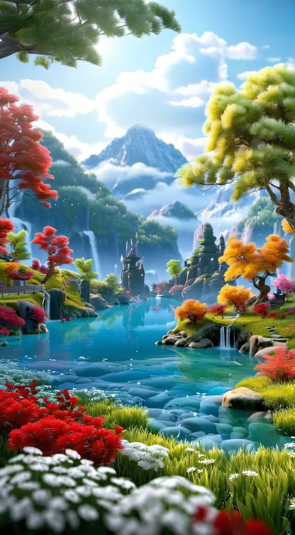 ai character: 🌸~Bassie~💐 background