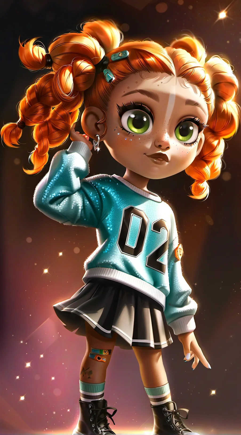 ai character: Basketball background