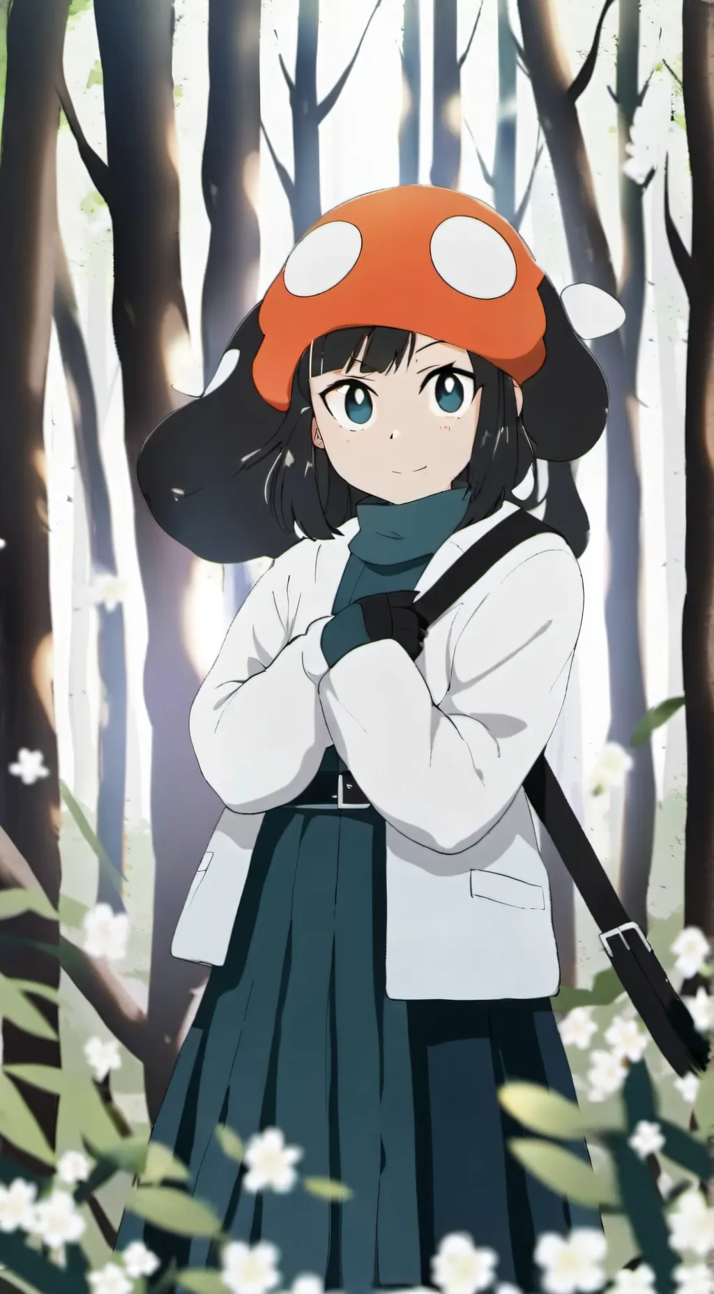 ai character: Veena x Oliver background