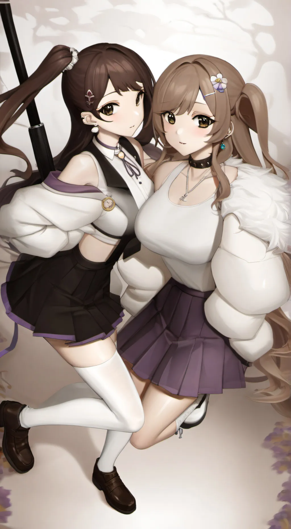 ai character: Sumire and Itsu~er background