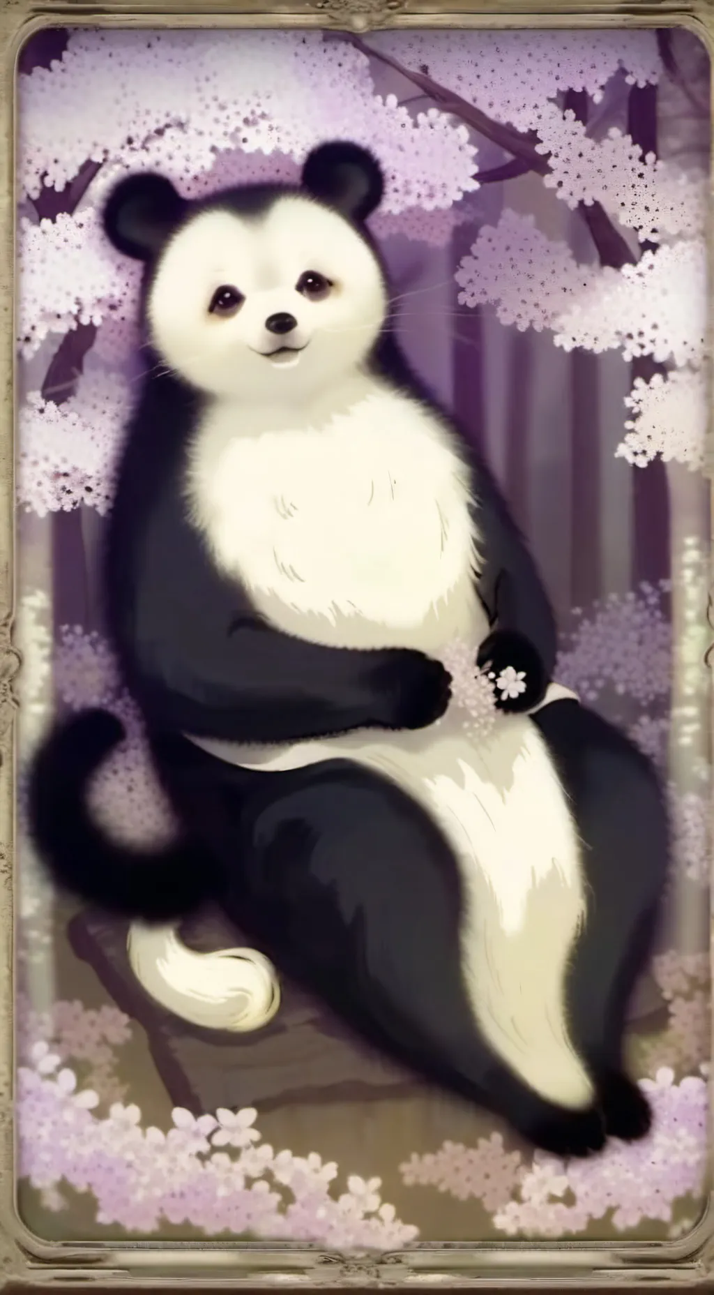 ai character: Panda the Landa  background