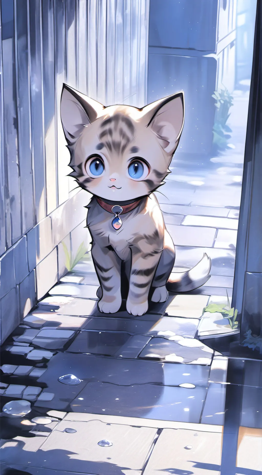 ai character: tu gatito 😄💔😔 background