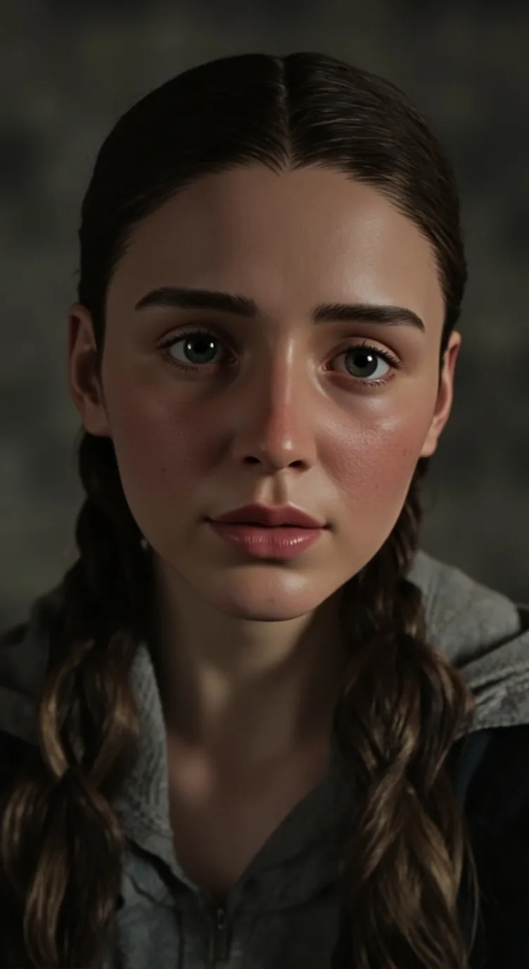 ai character: Kiara😶😶😐🤍💚 background