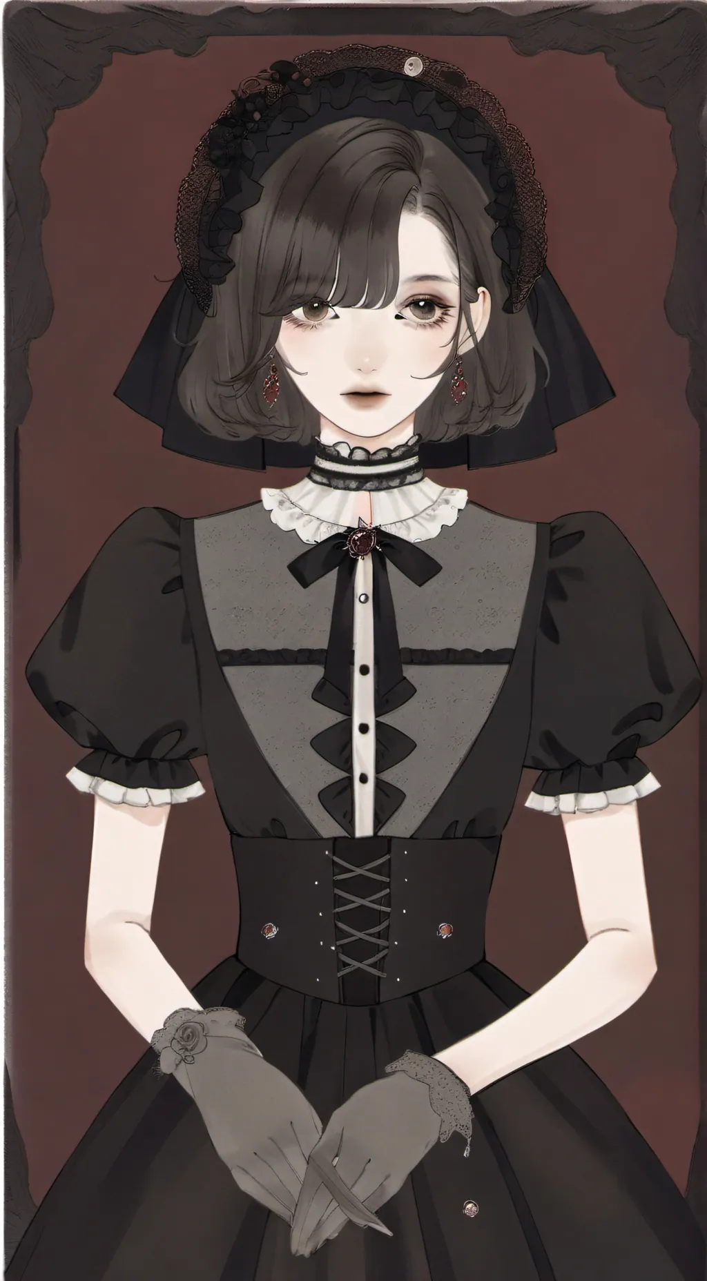 ai character: chica vampira background