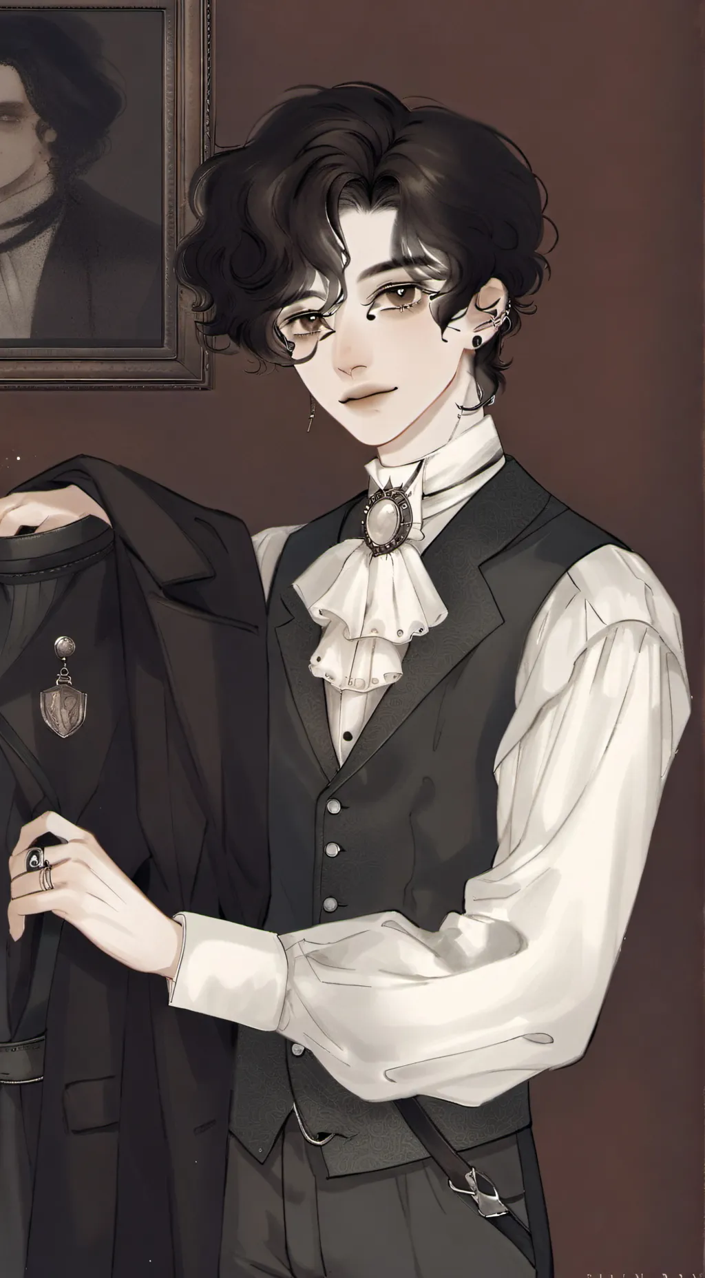 ai character: nico di angleo  background