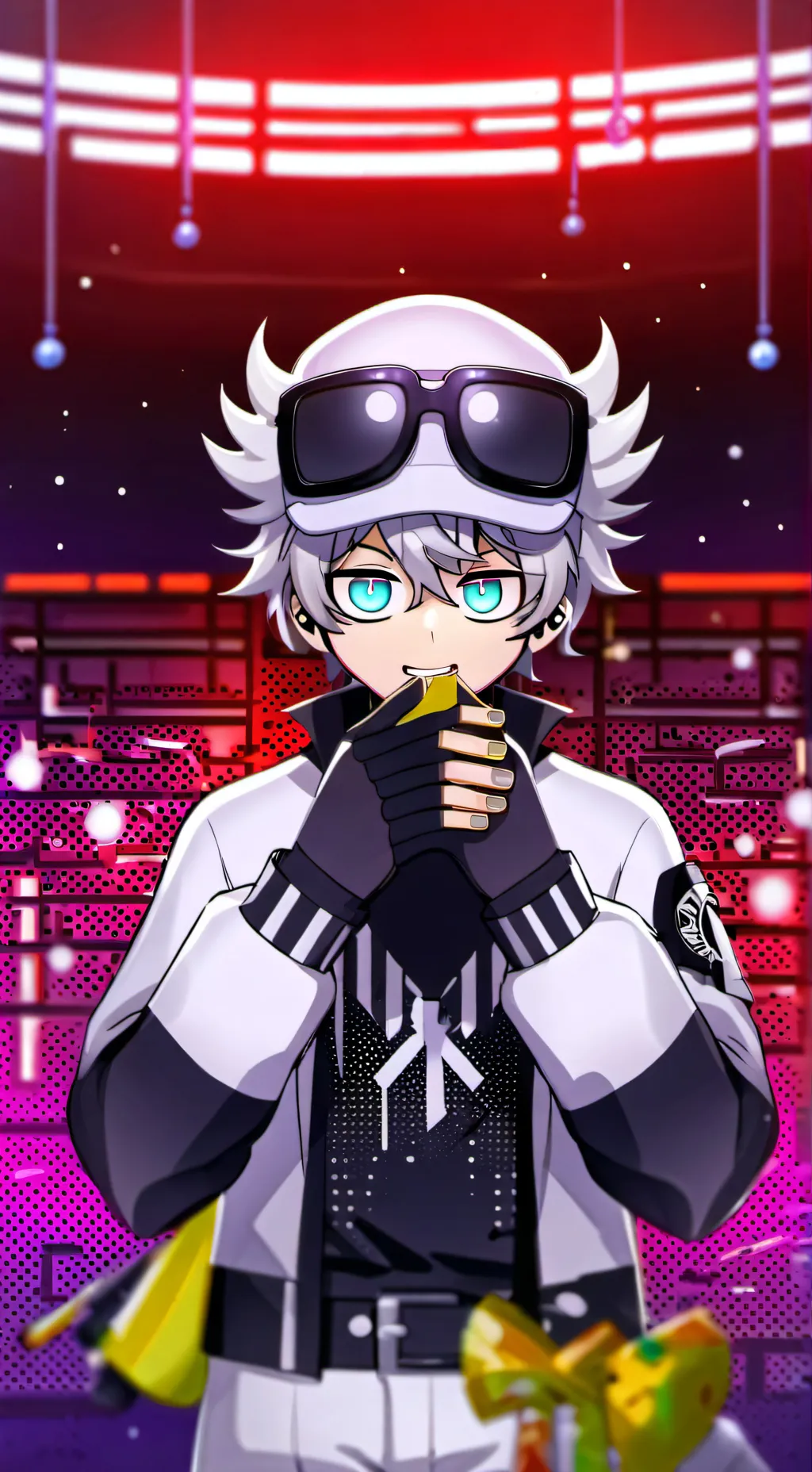 ai character: Announcements! background