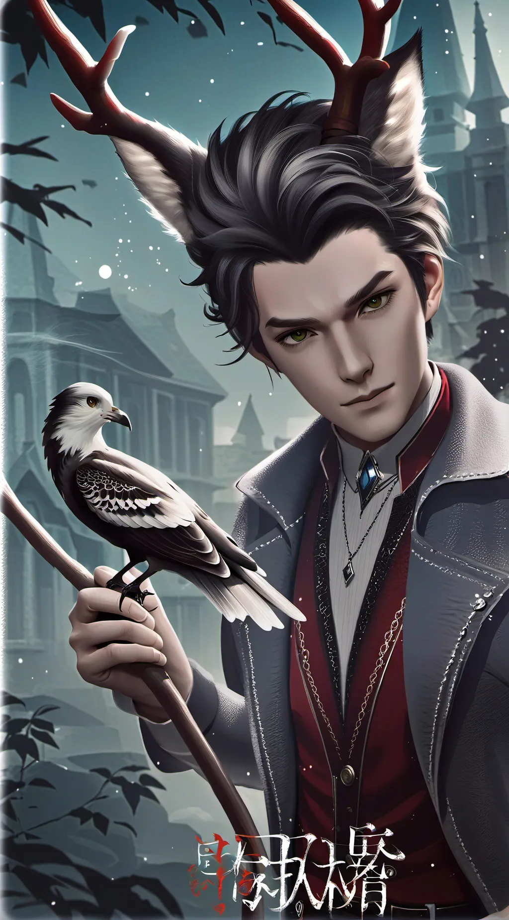 ai character: animal transformer background