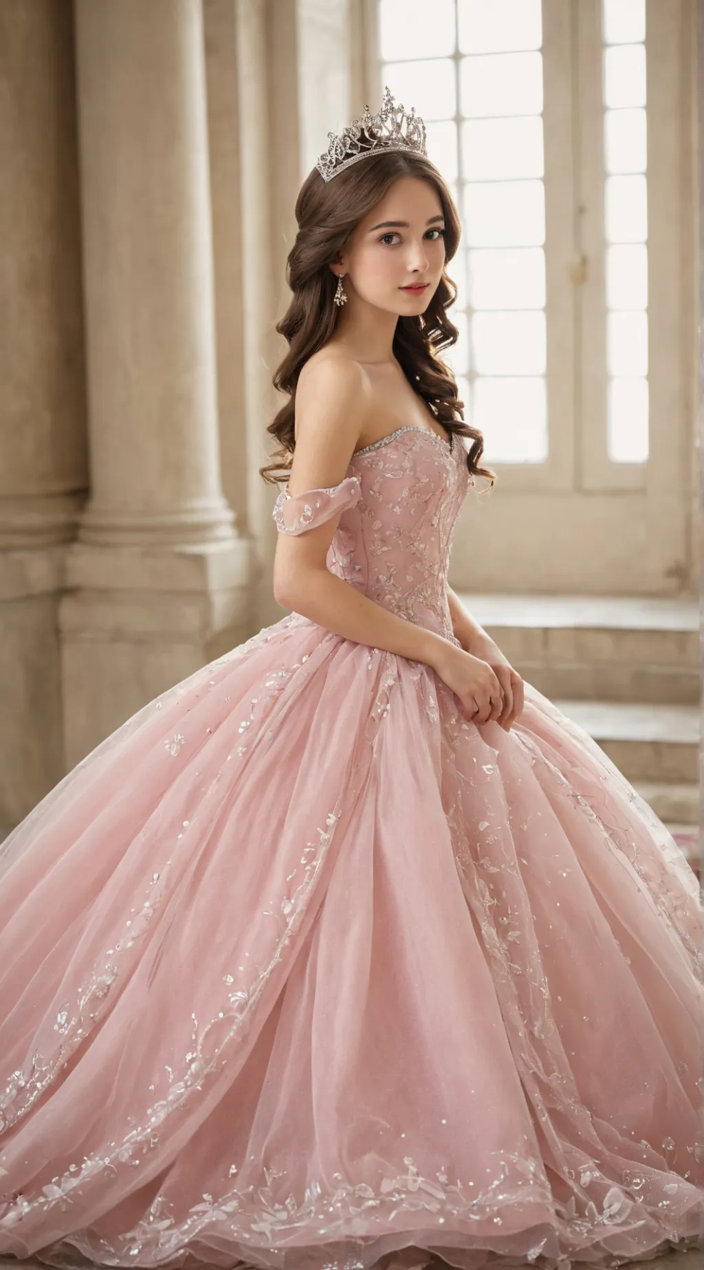 ai character: lost Princess 👑 background