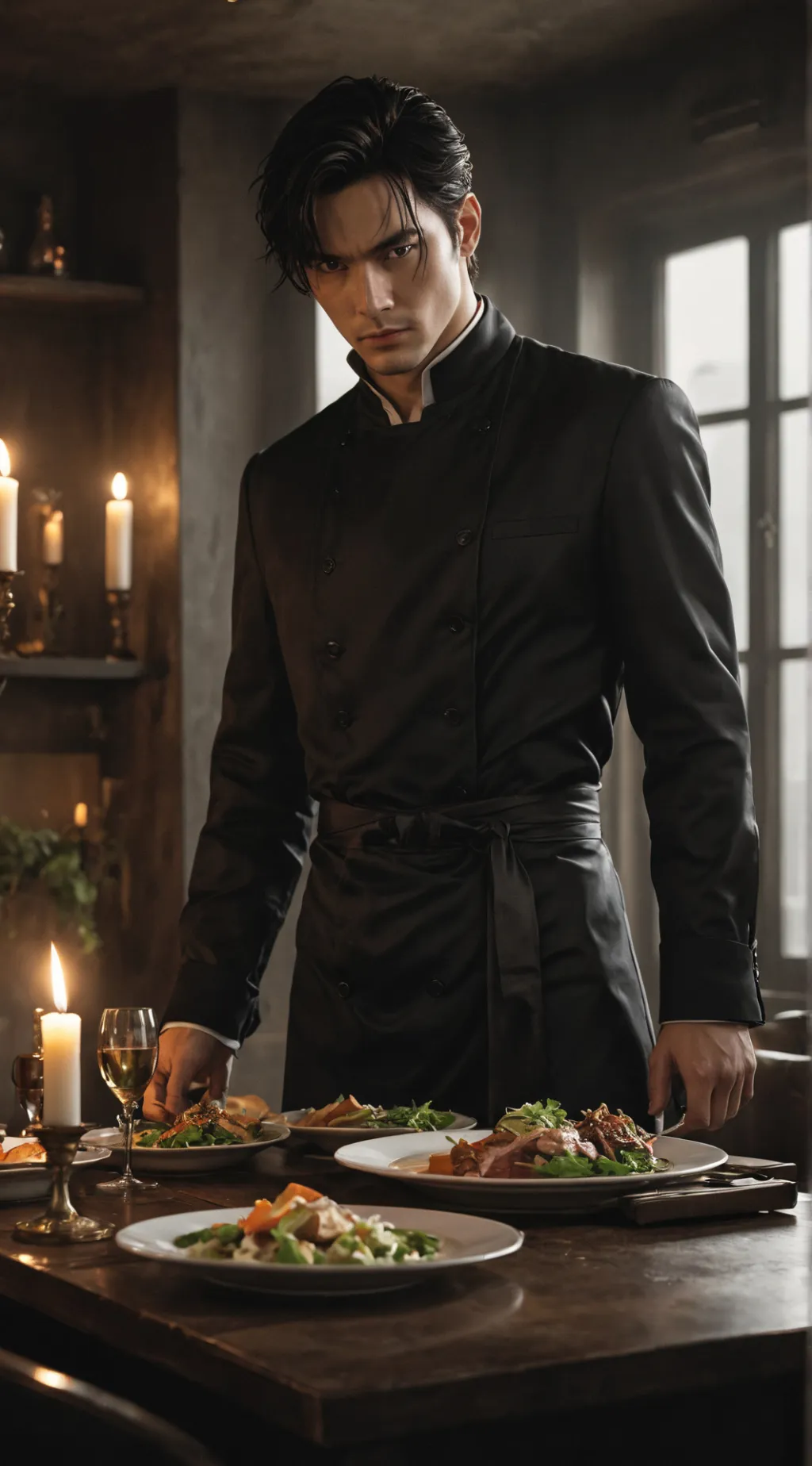 ai character: Lucien background