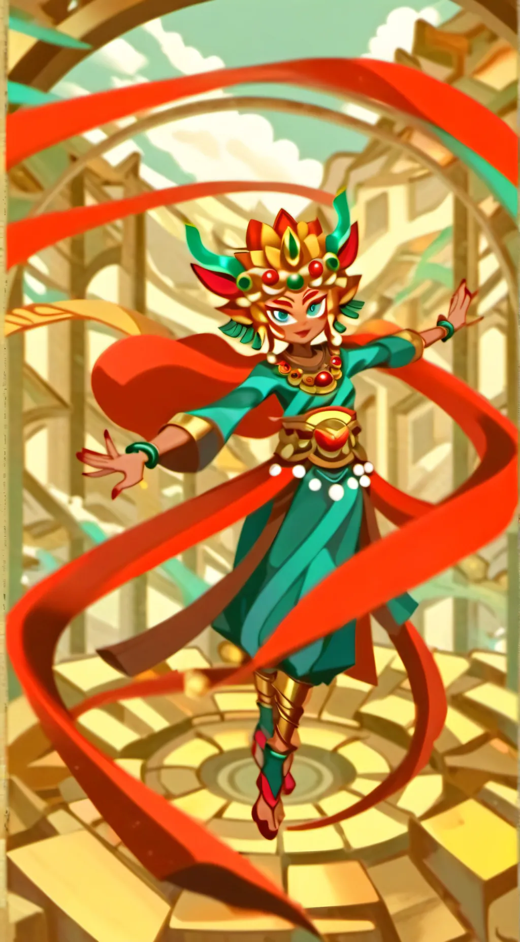 ai character: ♡GOLDENCHEESE♡ background