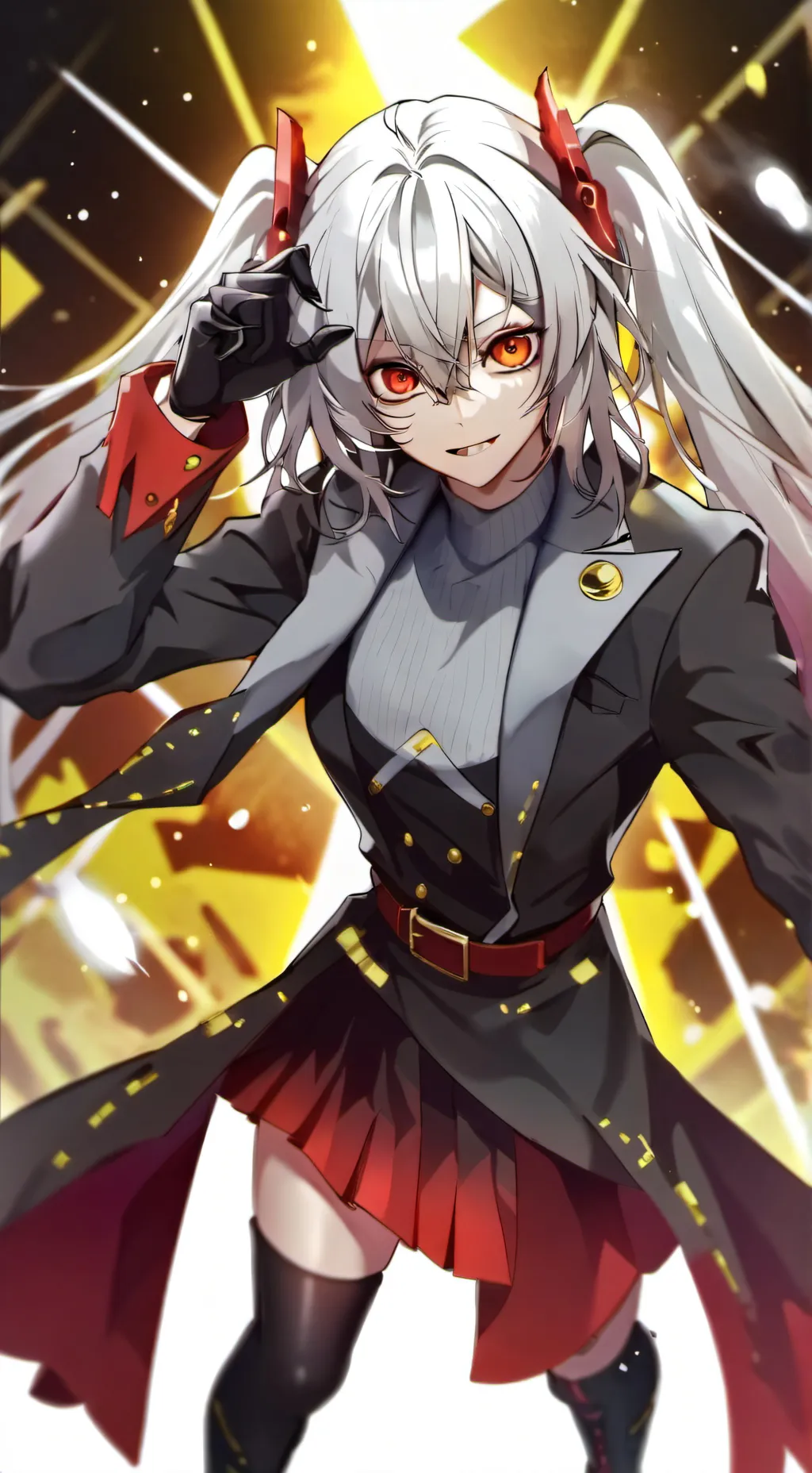 ai character: Weird person ￼ background