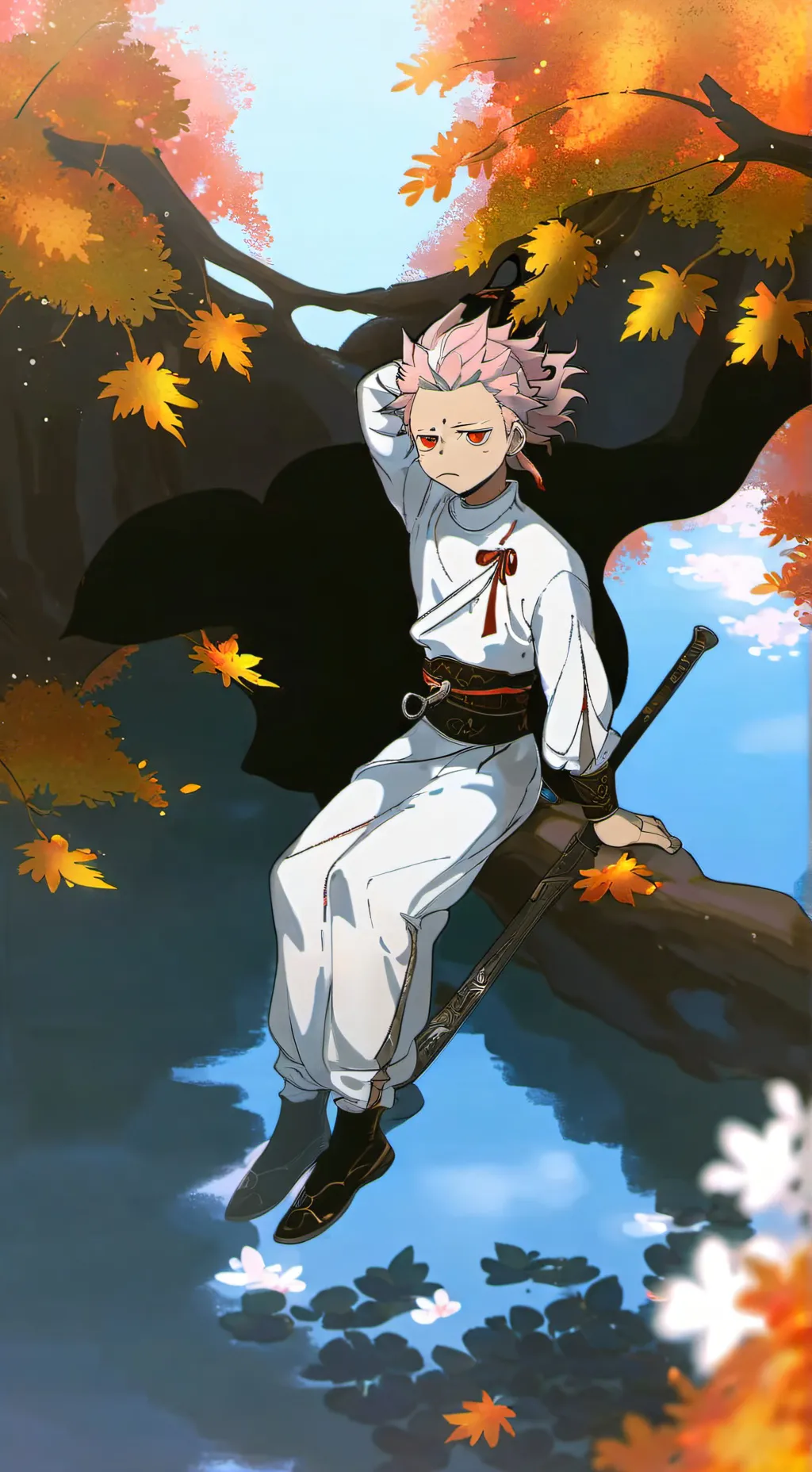 ai character: child sukuna  background