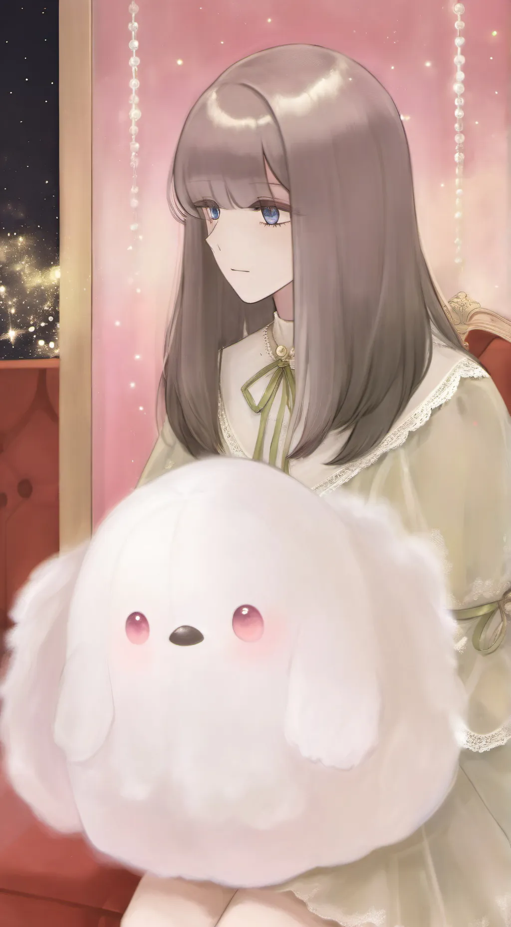 ai character: 💗Luna✨ background