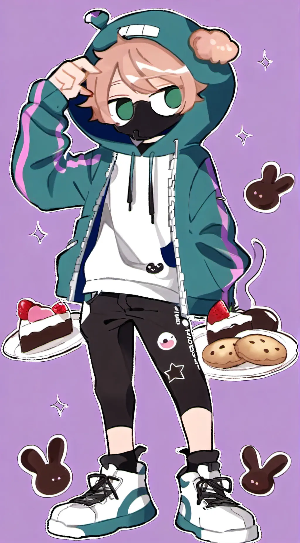 ai character: DANDYS WORLD >:D background