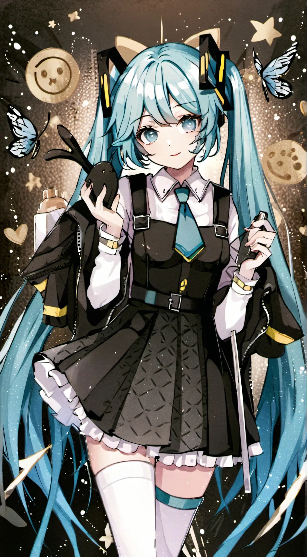 ai character: Hatsune Miku 2.0 background