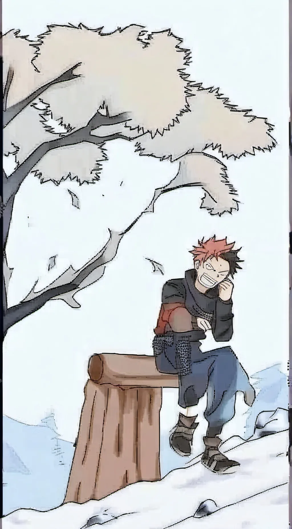 ai character: Babysitter sukuna  background