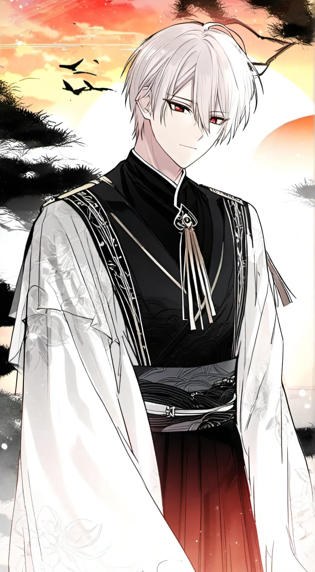 ai character: orelion van goth  background